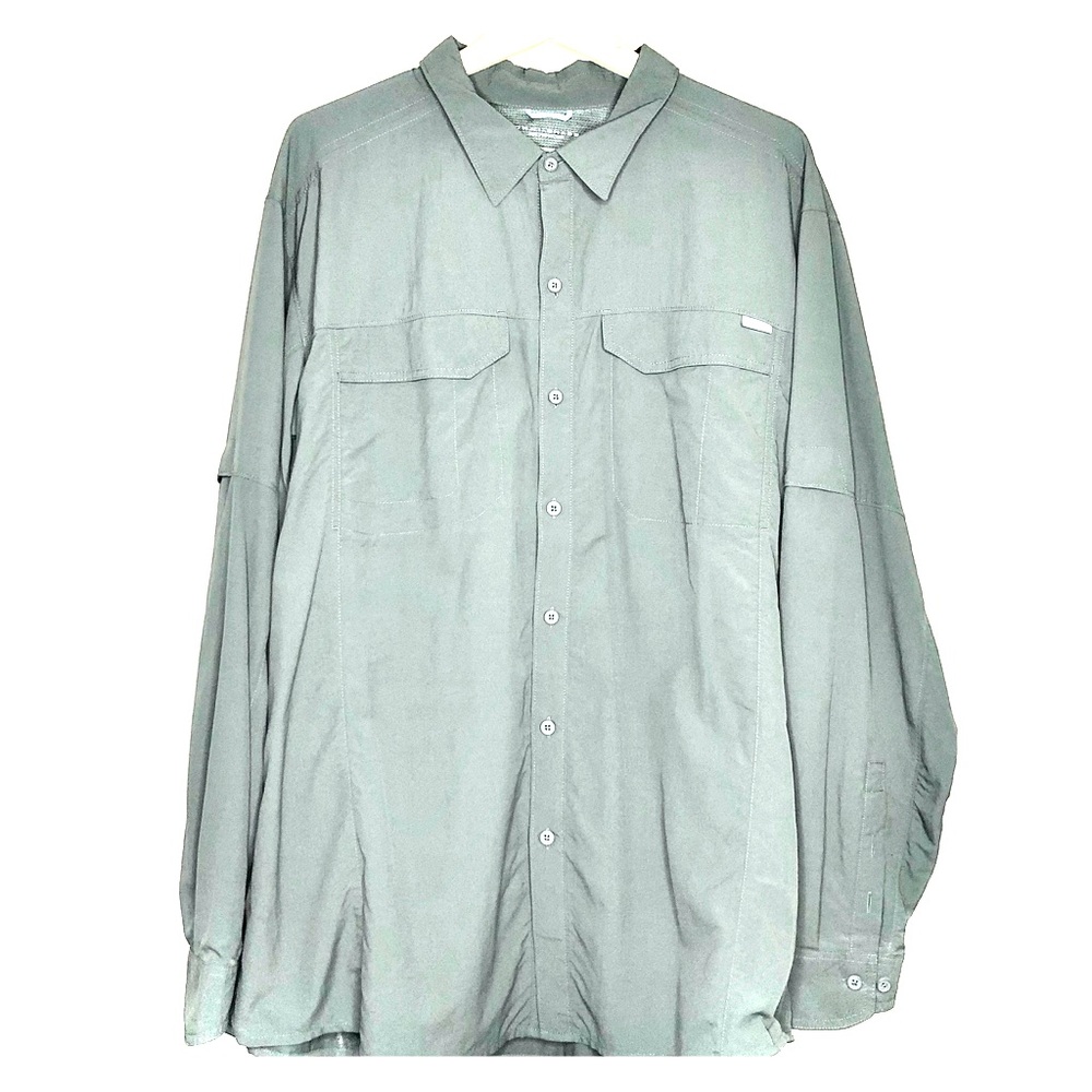 Columbia omni shade sun protection Gray Vented XXL